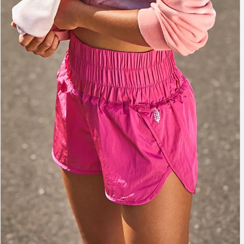 Pink free people shorts